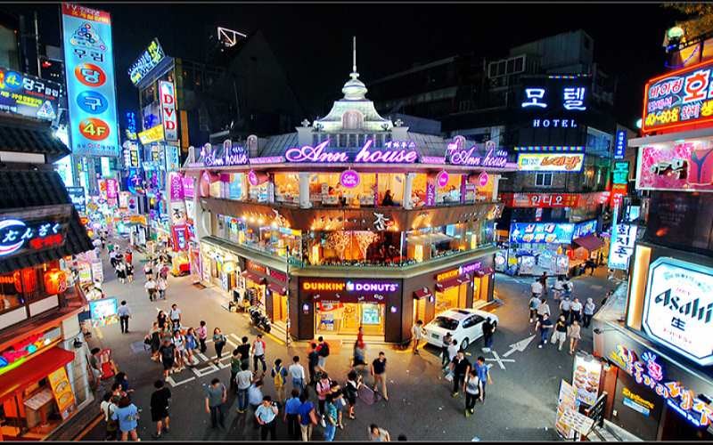 Khu phố Hongdae, cuộc sống hiện đại của Seoul Hàn Quốc.